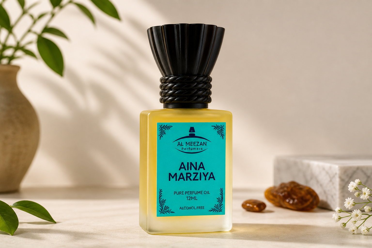 Aina Marziya – Pure Perfume Oil | Alcohol-Free Attar | 12ML | Al Meezan Perfumers