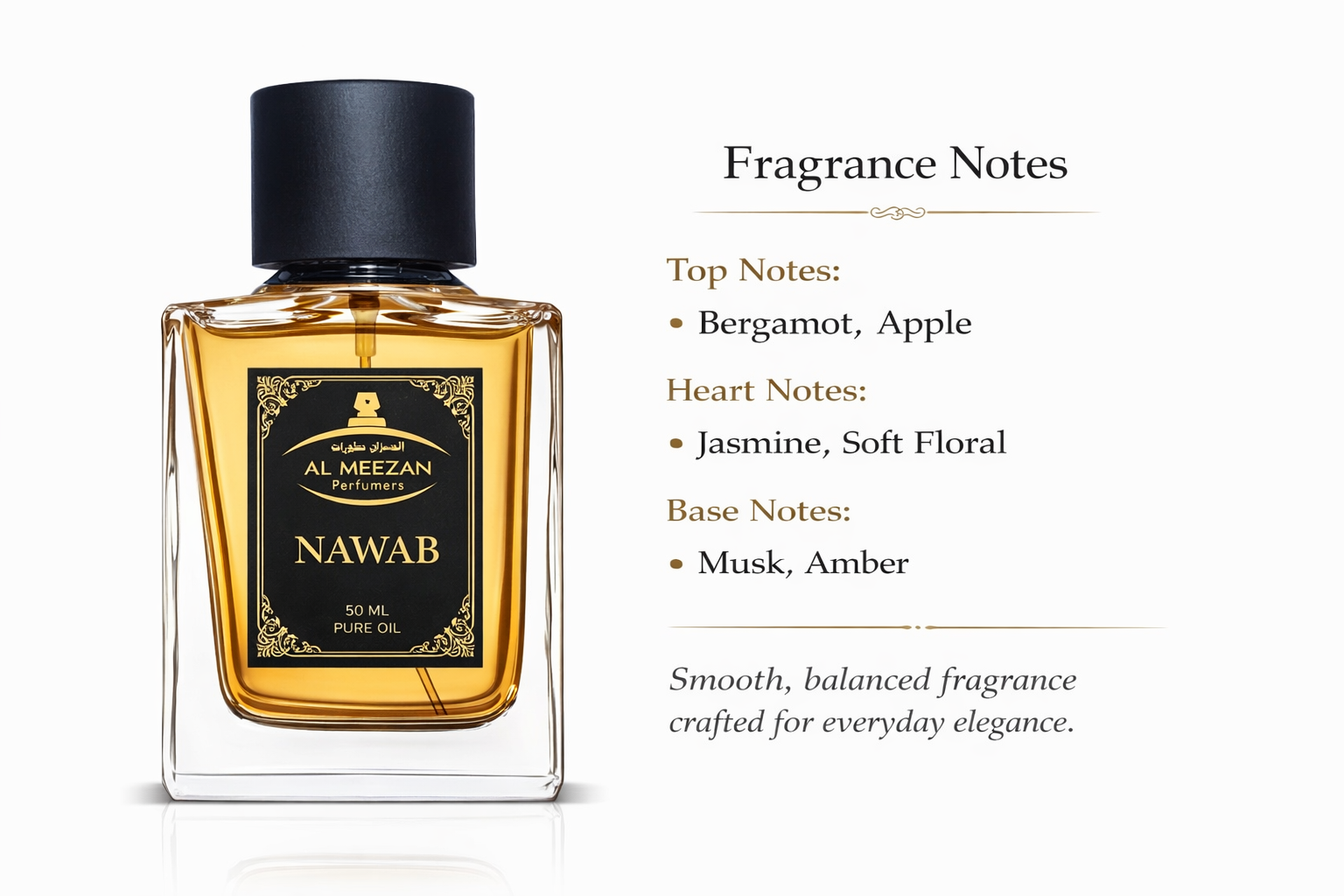 NAWAB Premium Perfume unisex  Long Lasting Fragrance upto 12 hours (50ML) - Image 3
