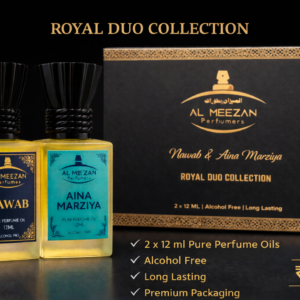 Premium Attar Gift Combo – Aina Marziya & Nawab (12ML + 12ML)